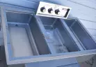 NEW WELLS MOD300TDM INSULATED THREE COMPARTMENT DROP-IN HOT FOOD WELL